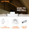 12W, LED Round Ceiling Downlights, 1150 Lumens, 4000K Cool White, Non-Dimmable Panel Spotlights2