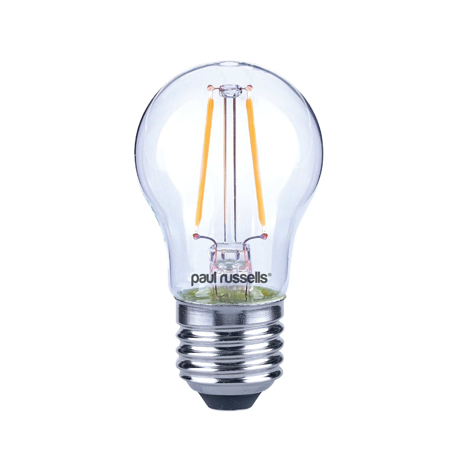 LED Filament GOLF 2.5W=25W Warm White ES E27 Edison Screw Bulbs
