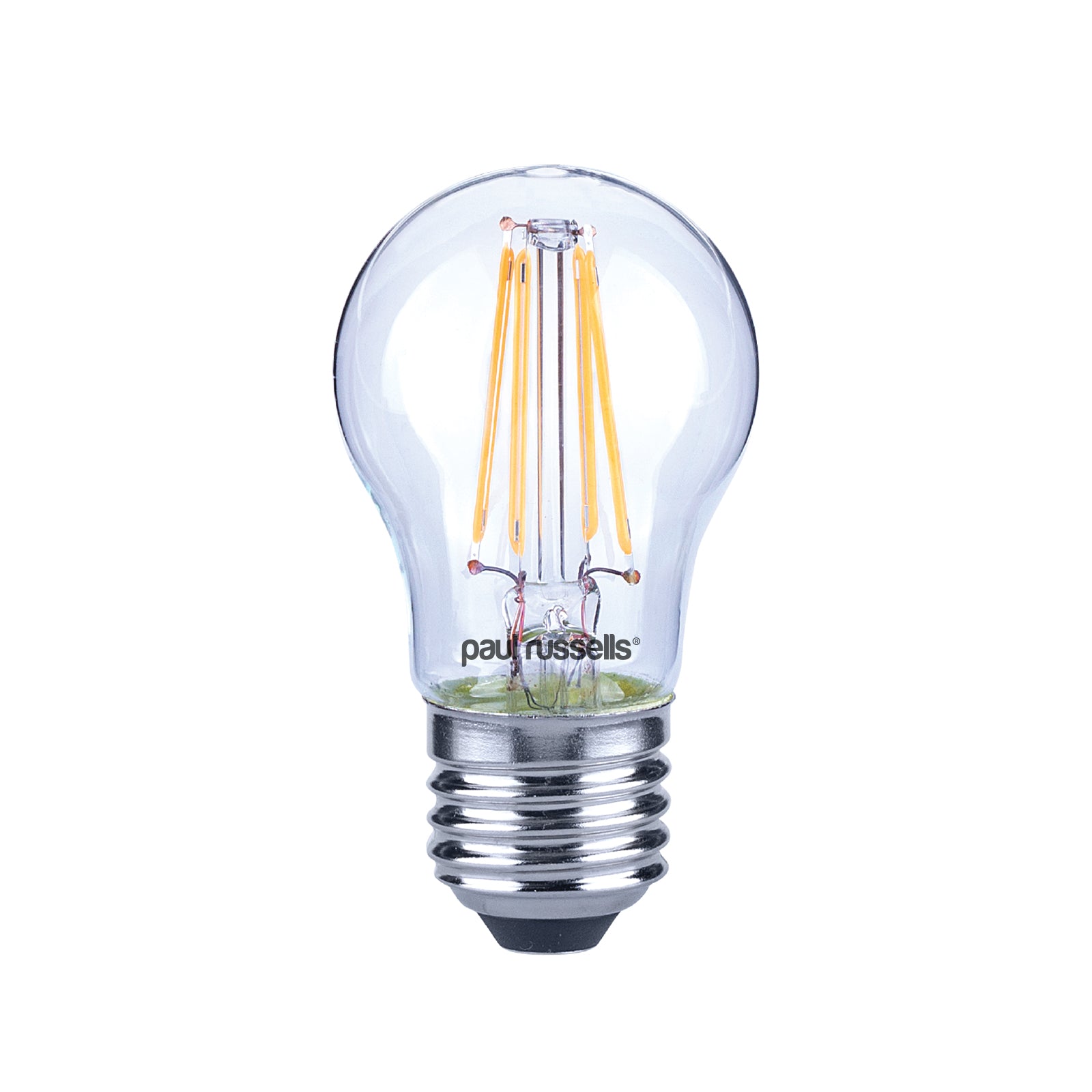 LED Filament GOLF 4.5W=40W Warm White ES E27 Edison Screw Cap Bulbs