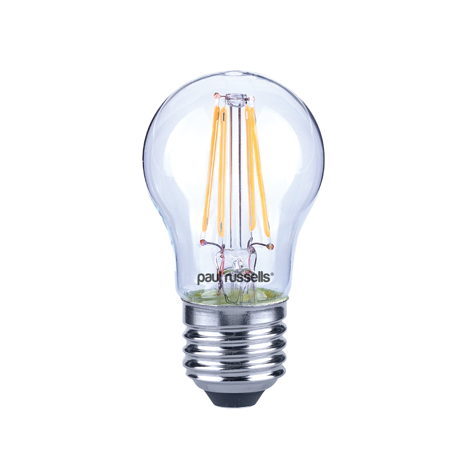 LED Filament GOLF 4W=40W Warm White ES E27 Edison Screw Cap Bulbs