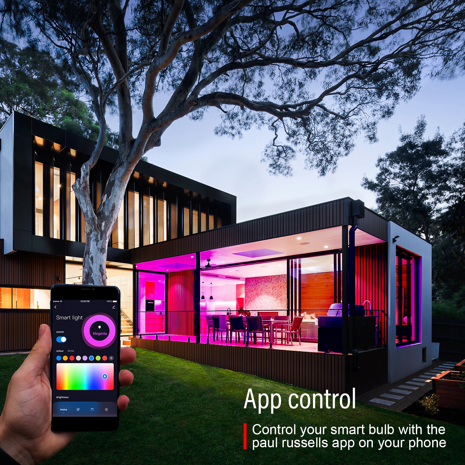 LED Smart GU10 4.8W=50W Colour Changing App Control Downlights
