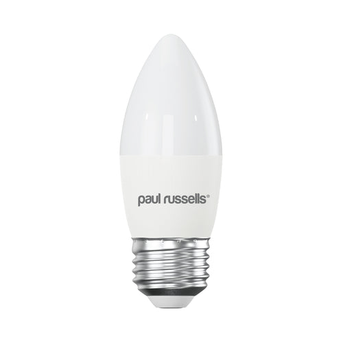 LED Dimmable Candle 5.5W=40W Warm White Edison Screw ES E27 Bulbs