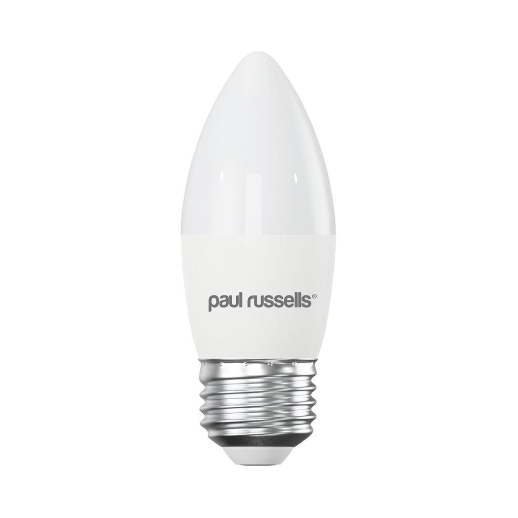 LED Dimmable Candle 5.5W=40W Day Light Edison Screw ES E27 Bulbs