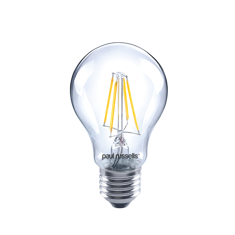 LED Filament GLS 6W=60W Warm White Edison Screw Cap Bulbs