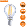LED Filament GOLF 4W=40W Warm White SBC B15 Small Bayonet Cap Bulbs2