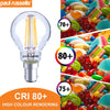 LED Filament GOLF 4W=40W Warm White SBC B15 Small Bayonet Cap Bulbs4