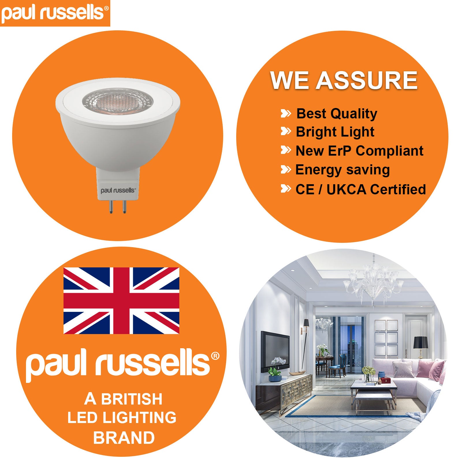 MR16 4.5W=35W LED Spot Light GU5.3 Bulbs Day Light