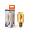 LED Filament Spiral T45 4W=25w Extra Warm White (AMBER) ES E27 Edison Screw Decorative Bulbs2