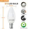 LED Candle 4.9W=40W Day Light Small Bayonet Cap SBC B15 Bulbs3
