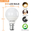 LED Golf Ball 3W=25W Warm White Small Bayonet Cap SBC B15 Bulbs3