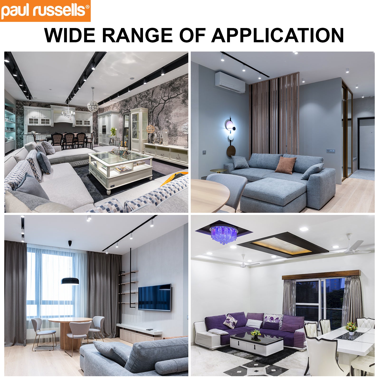 GU10 5.5W=75W LED Spot Light Bulbs Day Light