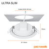 8W, LED Round Ceiling Downlights, 750 Lumens, 6500K Day Light, Non-Dimmable Panel Spotlights3