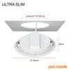 20W, LED Round Ceiling Downlights, 2150 Lumens, 6500K Day Light, Non-Dimmable Panel Spotlights3