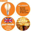 LED Filament Golf Ball 4W=40W Extra Warm White Amber 2200K SBC B15 Small Bayonet Cap Bulbs5