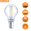 LED Filament GOLF 2.5W=25W Warm White SBC B15 Small Bayonet Cap Bulbs2