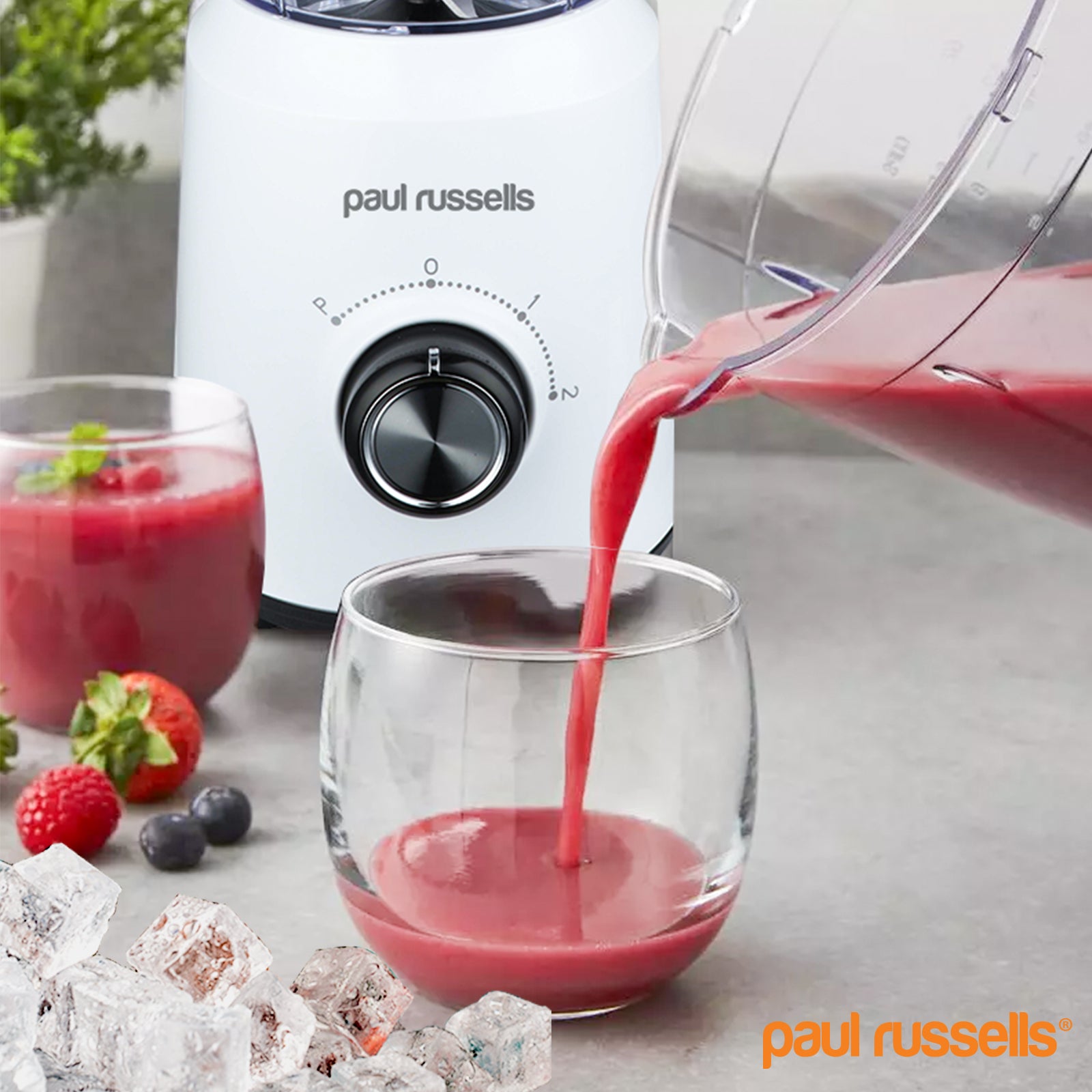 Electric Blender Smoothie Milkshake Maker, Jug 500W Stainless Steel Blades, 2 Speed Control with Pulse Function1.5L Jar Chopper Coffee Grinder