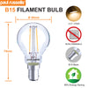 LED Filament GOLF 2.5W=25W Warm White SBC B15 Small Bayonet Cap Bulbs3