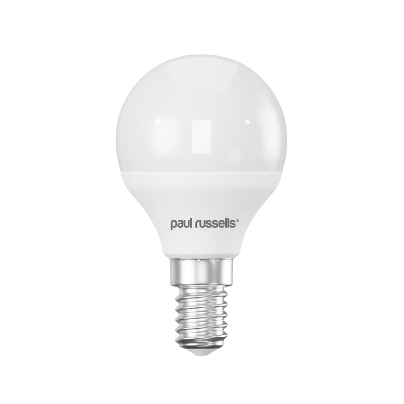 LED Golf Ball 3W=25W Cool White Small Edison Screw SES E14 Bulbs