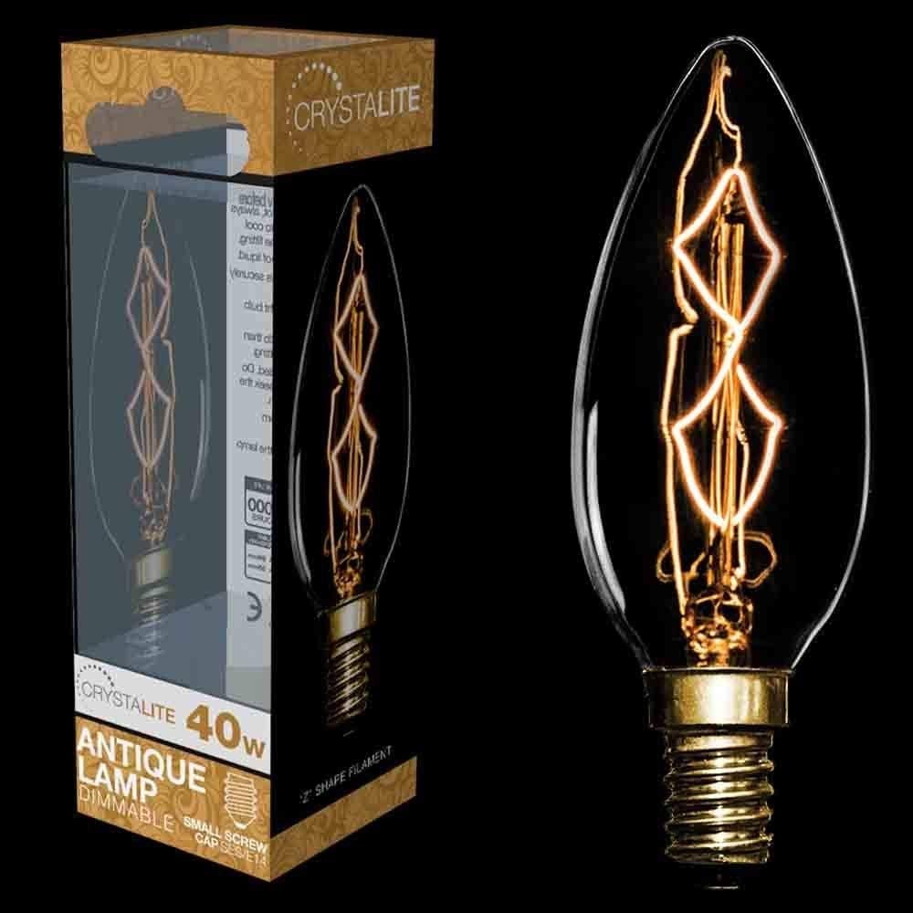 Decorative Bulb Inc.E14 40W Satin - Elettrotecnica Meridionale