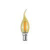 LED Filament Bent Tip Candle 4W=35W Extra Warm White (AMBER) SBC B15 Small Bayonet Cap Bulbs1
