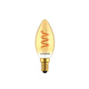 LED Filament Spiral Candle 2.5W=15w Extra Warm White (AMBER) SES E14 Small Edison Screw Decorative Bulbs1