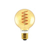 LED Filament Spiral G80 4W=25w Extra Warm White (AMBER) ES E27 Edison Screw Decorative Bulbs1
