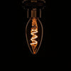 LED Filament Spiral Candle 2.5W=15w Extra Warm White (AMBER) SES E14 Small Edison Screw Decorative Bulbs9
