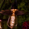 LED Filament Spiral ST64 4W=25w Extra Warm White (AMBER) ES E27 Edison Screw Decorative Bulbs10