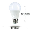10x Pack LED Frosted GLS 12W=100W Cool White 4000K ES E27 Edison Screw Bulbs [10 Bulbs]3